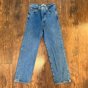 Vintage Levi’s 501 Ribcage Straight Ankle Jeans - size 24